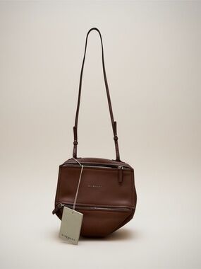Givenchy Pandora Messenger Bag – Pony Brown Goatskin Leather - NWT